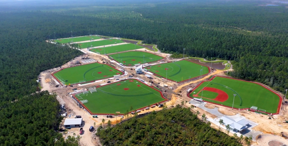 PCB Sports Complex Aerial