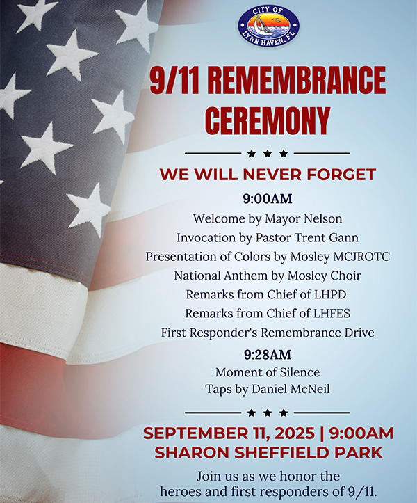 City of Lynn Haven 9/11 Remembrance Ceremony